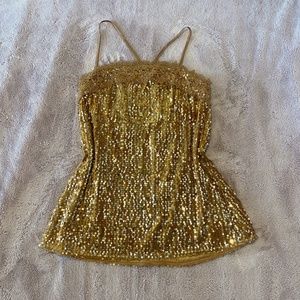 Free People Sequin Mini Dress